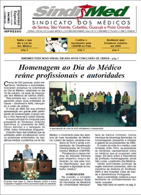 outubro, novembro, 2004, Dia do Médico