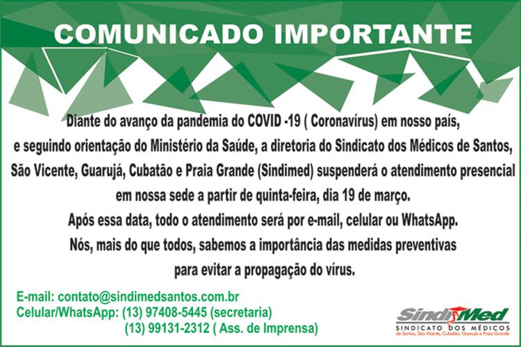 Comunicado Importante